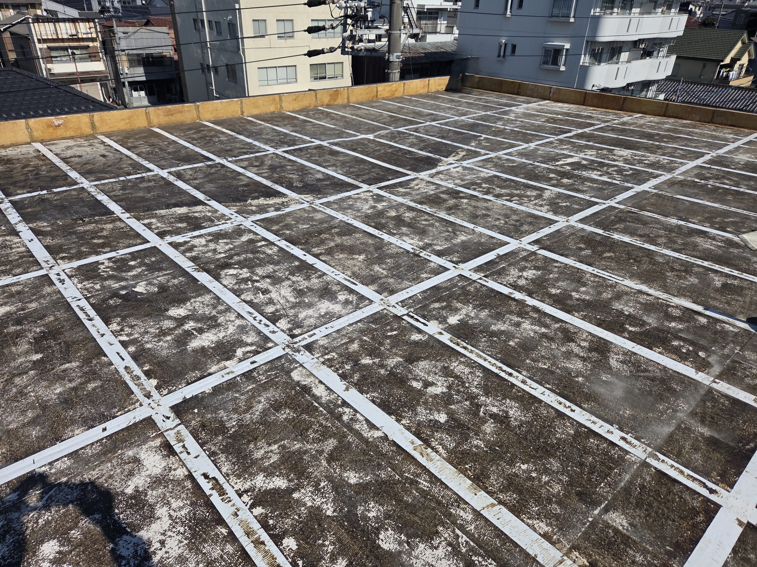 既存防水層撤去